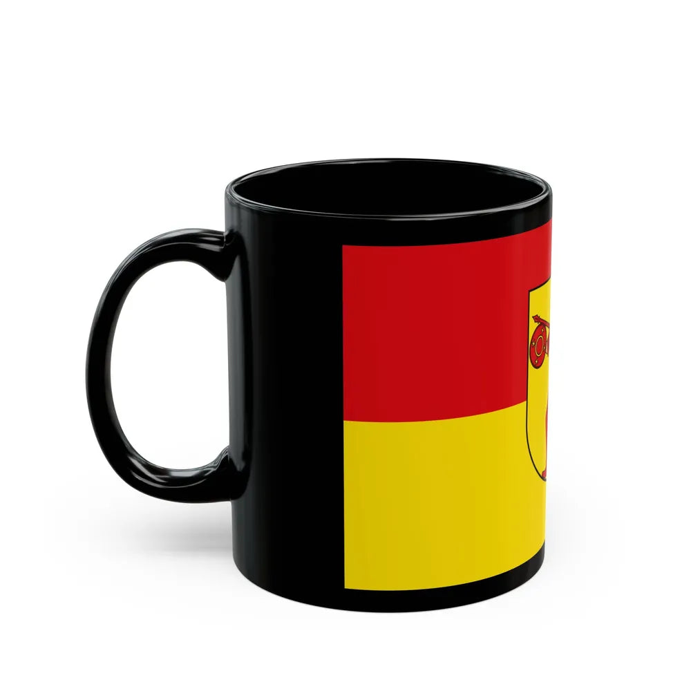 Flag of Wilhelmshaven Germany - Black Coffee Mug-Go Mug Yourself