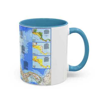 Central America (1986) (Map) Accent Coffee Mug-Go Mug Yourself