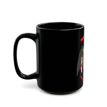 Coat of Arms of Spain (1977-1981) - Black Coffee Mug-Go Mug Yourself