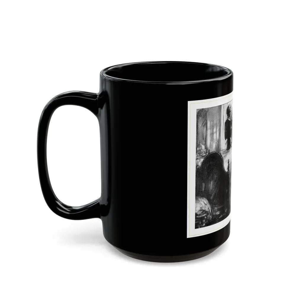 Daisy's Day (1), McCall's, February 1930 - Black Coffee Mug-Go Mug Yourself