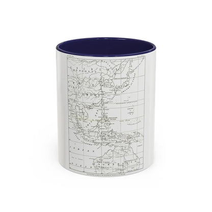 Philippines, The (1900) (Map) Accent Coffee Mug-11oz-Navy-Go Mug Yourself