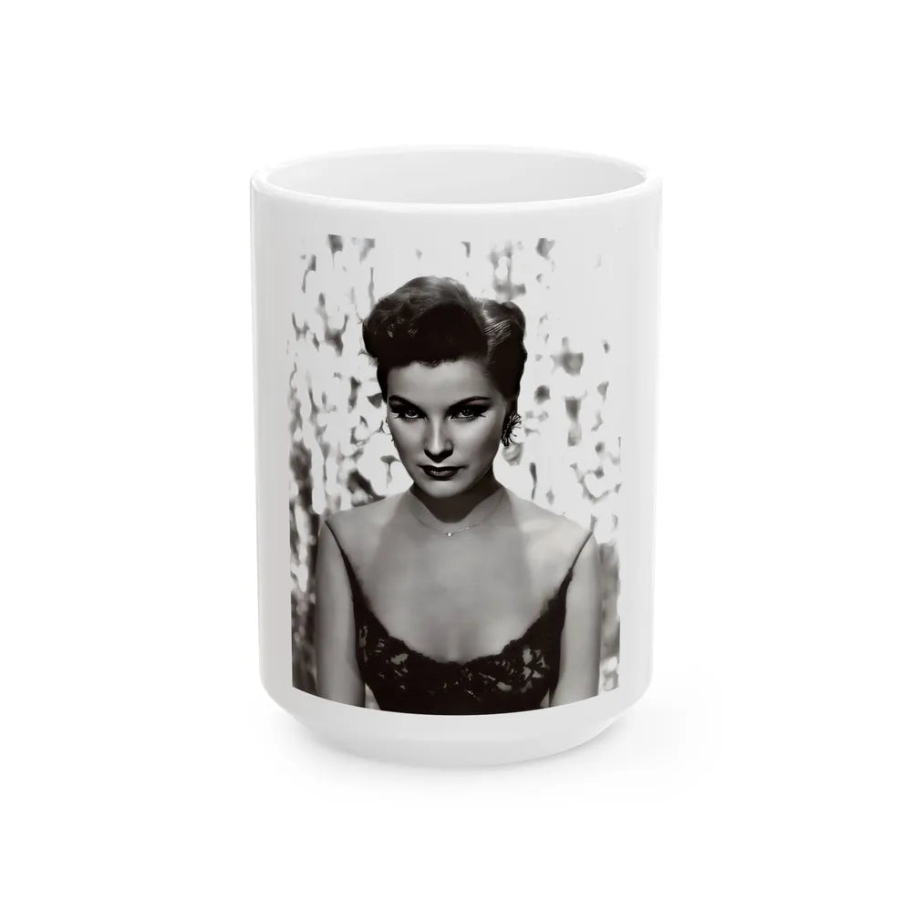 Debra Paget #48 1 (Vintage Female Icon) White Coffee Mug-15oz-Go Mug Yourself