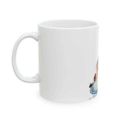 Colliers cover illustration, December 20th, 1947 - White Coffee Mug-Go Mug Yourself