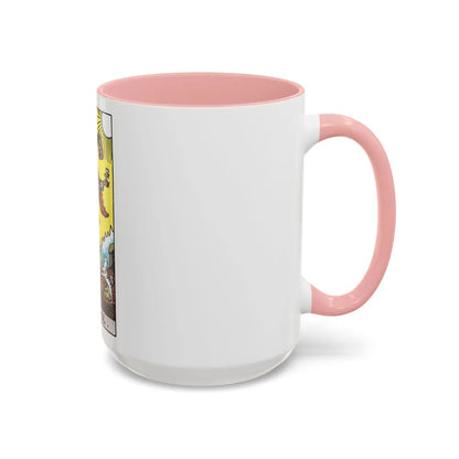 The Fool (Tarot Card) Accent Coffee Mug-Go Mug Yourself