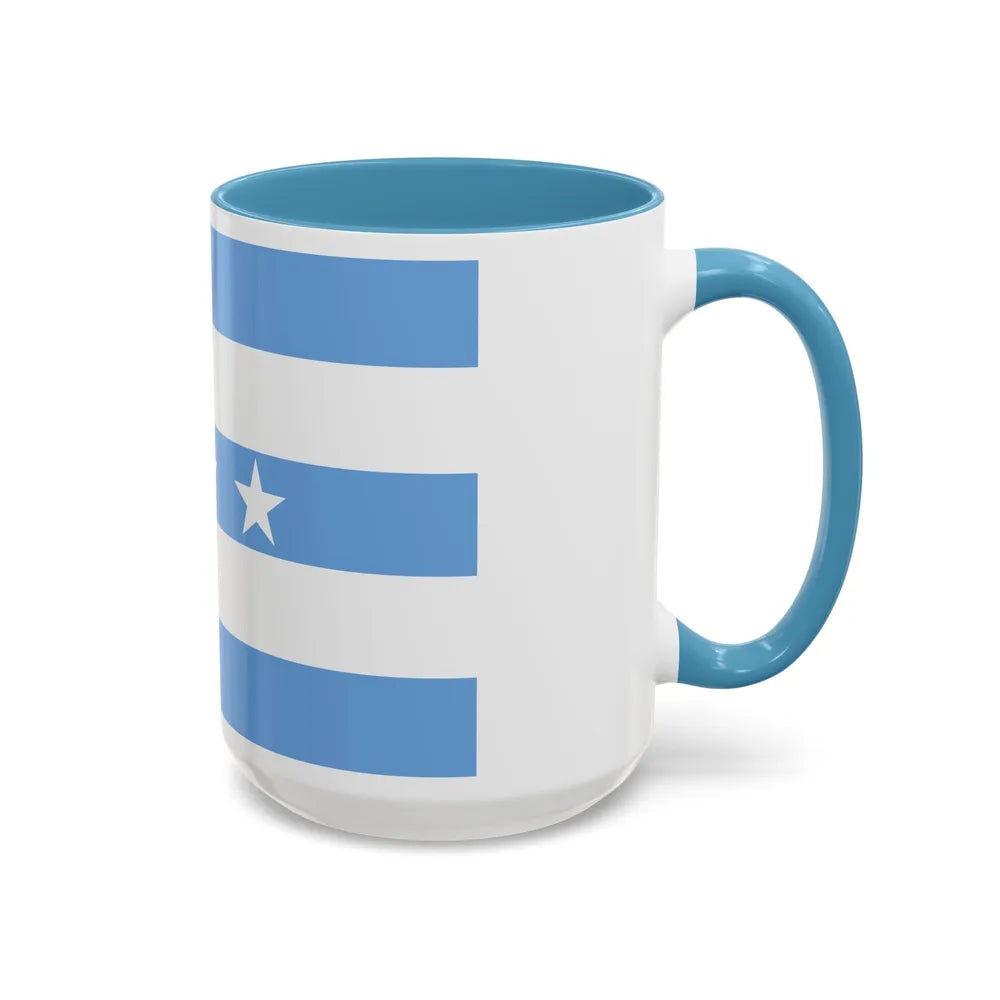 Flag of Guayaquil Ecuador - Accent Coffee Mug-Go Mug Yourself