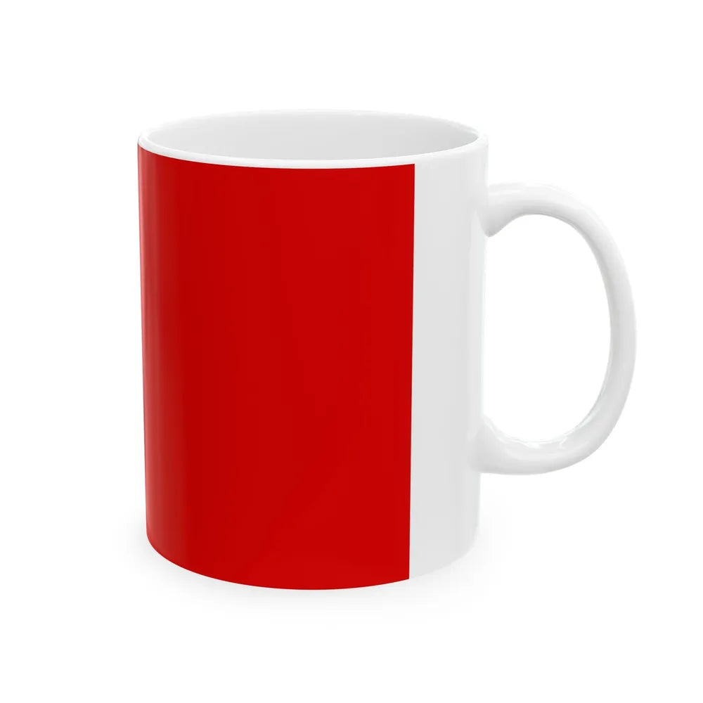 Flag of Workers' Revolutionary Party PRT - White Coffee Mug-Go Mug Yourself