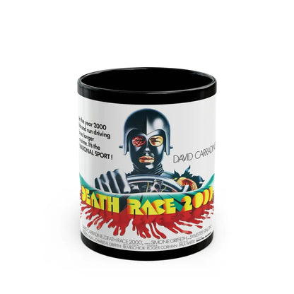 DEATH RACE 2000 (2) 1975 Movie Poster - Black Coffee Mug-11oz-Go Mug Yourself