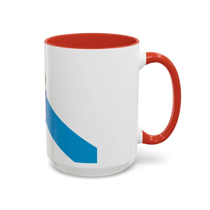 Flag of Galicia Spain - Accent Coffee Mug-Go Mug Yourself