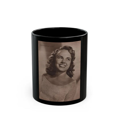 Terry Moore #530 - 8x11.5 Picturegoer Magazine Page Photo from 8-13-49 (Vintage Female Icon) Black Coffee Mug-11oz-Go Mug Yourself