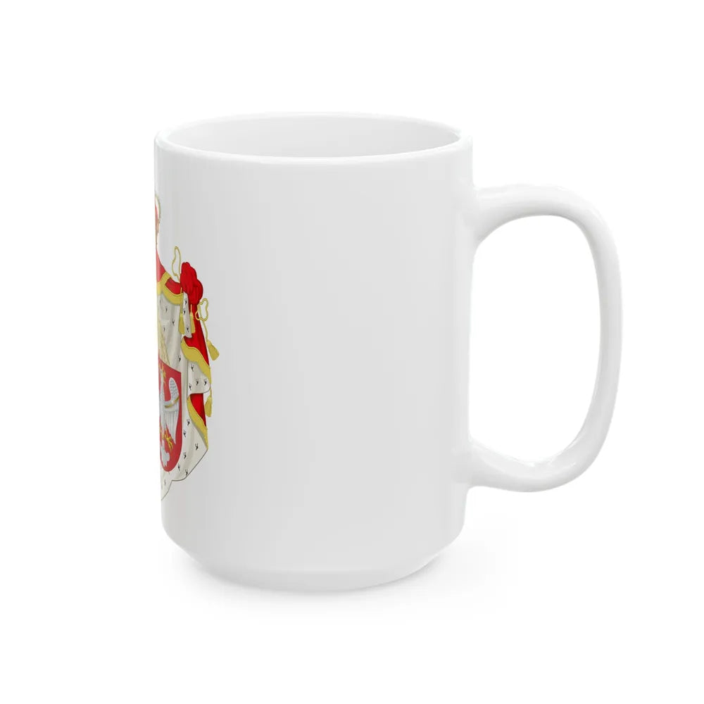 Coat of arms of Jadwiga of Poland - White Coffee Mug-Go Mug Yourself