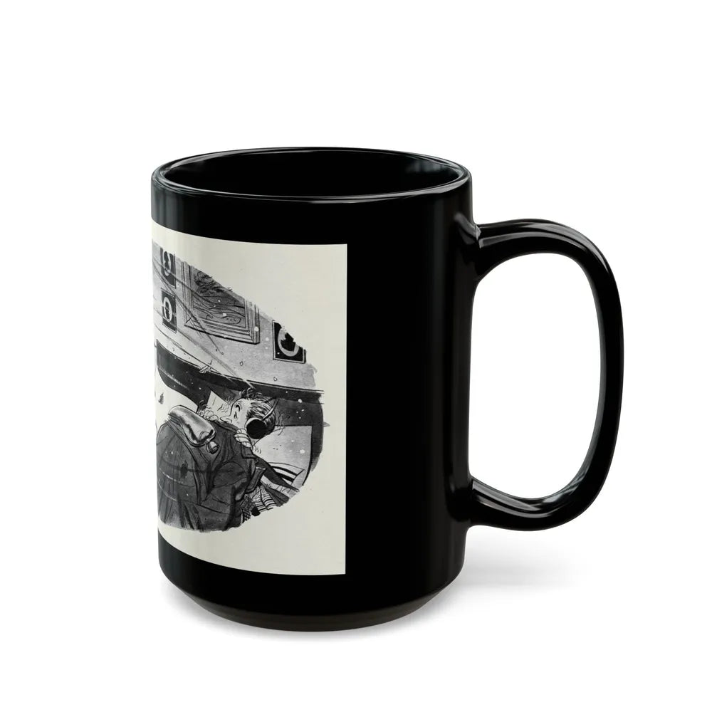 Don't Be a Fresh-Air Fiend!, This Week Magazine, November 9, 1952 - Black Coffee Mug-Go Mug Yourself