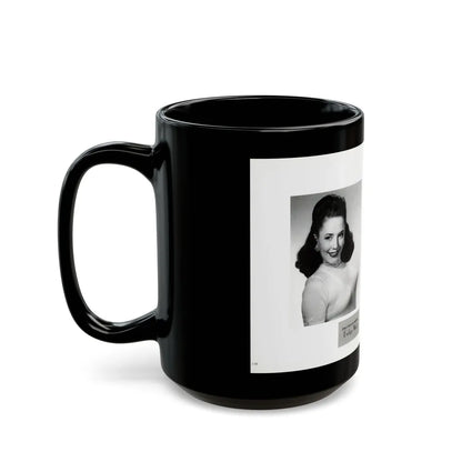 Evelyn West #22 - (Vintage Female Icon) Black Coffee Mug-Go Mug Yourself