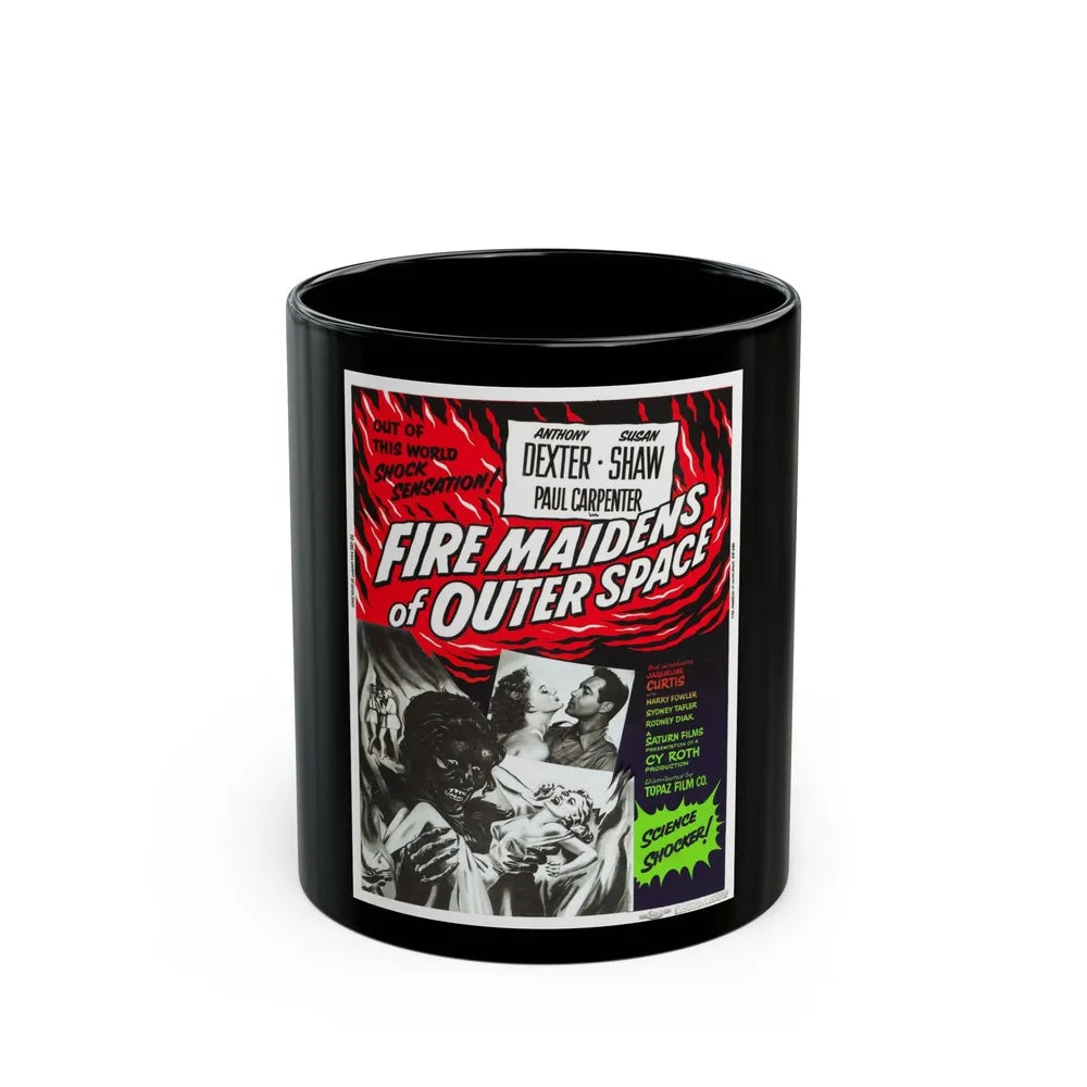 FIRE MAIDENS OF OUTER SPACE (2) 1956 Movie Poster - Black Coffee Mug-11oz-Go Mug Yourself