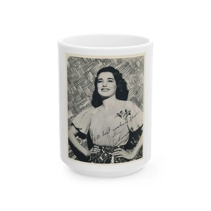 Julia Adams #211 (Vintage Female Icon) White Coffee Mug-15oz-Go Mug Yourself