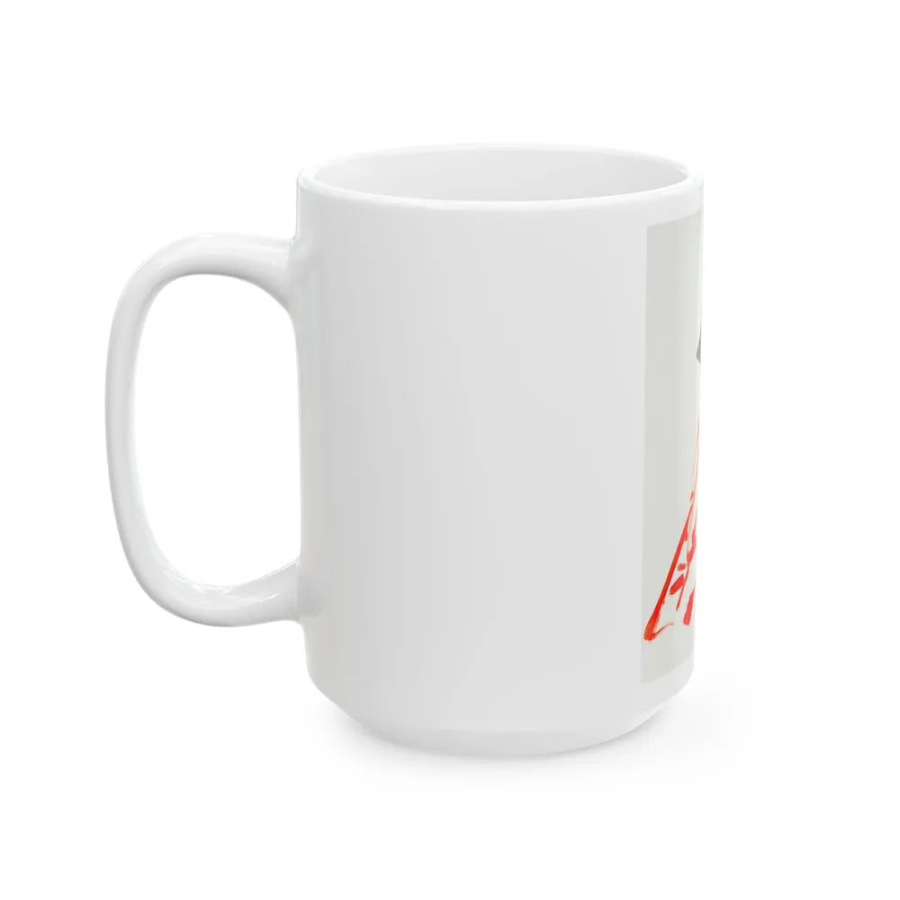 Fashion illustration (4) - White Coffee Mug-Go Mug Yourself