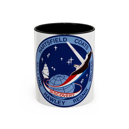 STS 41 d (NASA) Accent Coffee Mug-11oz-Black-Go Mug Yourself