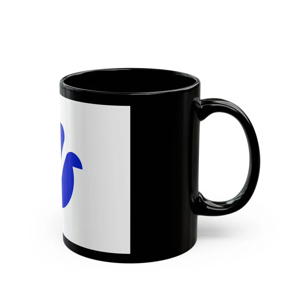 Flag of Higashiosaka Osaka Japan - Black Coffee Mug-Go Mug Yourself