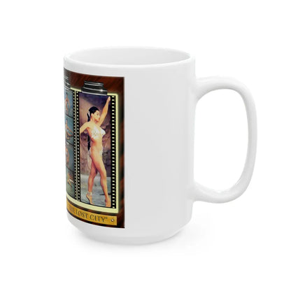 Debra Paget #533 (Vintage Female Icon) White Coffee Mug-Go Mug Yourself