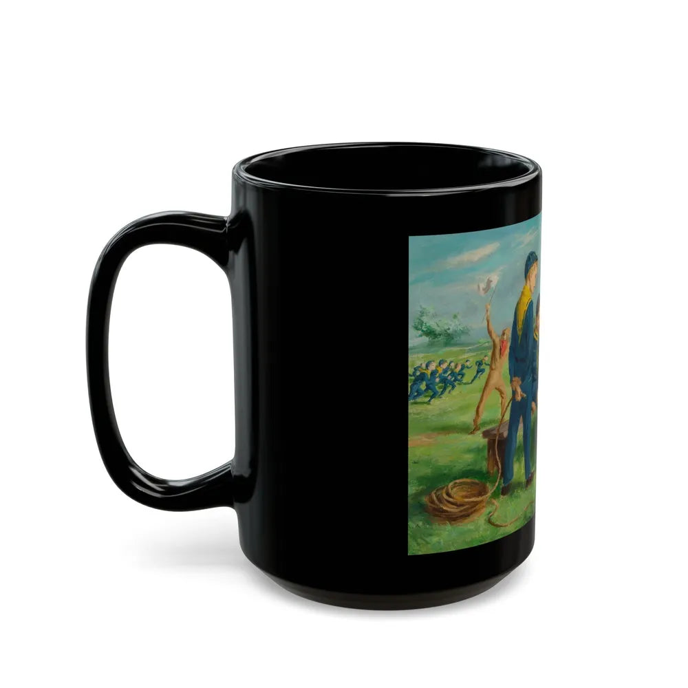 Boy Scouts - A Learning Opportunity - Black Coffee Mug-Go Mug Yourself