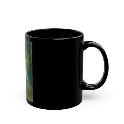 Blonde in the Reeds - Black Coffee Mug-Go Mug Yourself