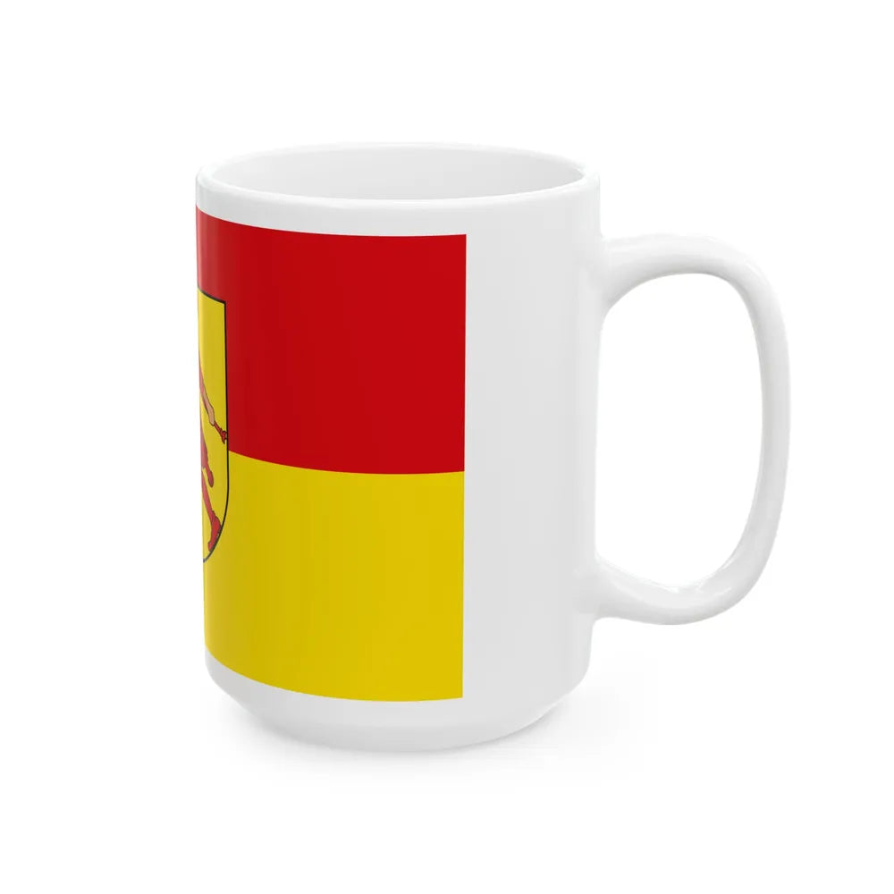 Flag of Wilhelmshaven Germany - White Coffee Mug-Go Mug Yourself