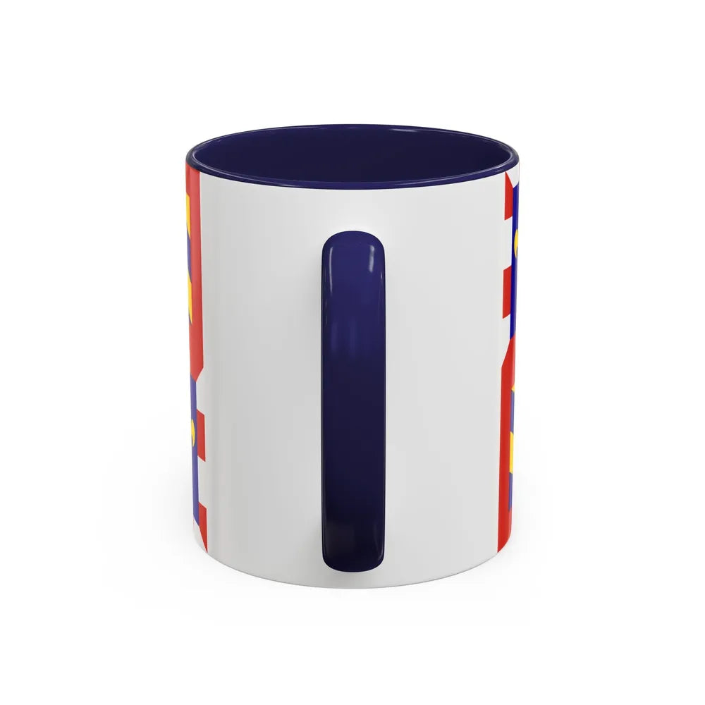 Flag of Bourgogne France - Accent Coffee Mug-Go Mug Yourself