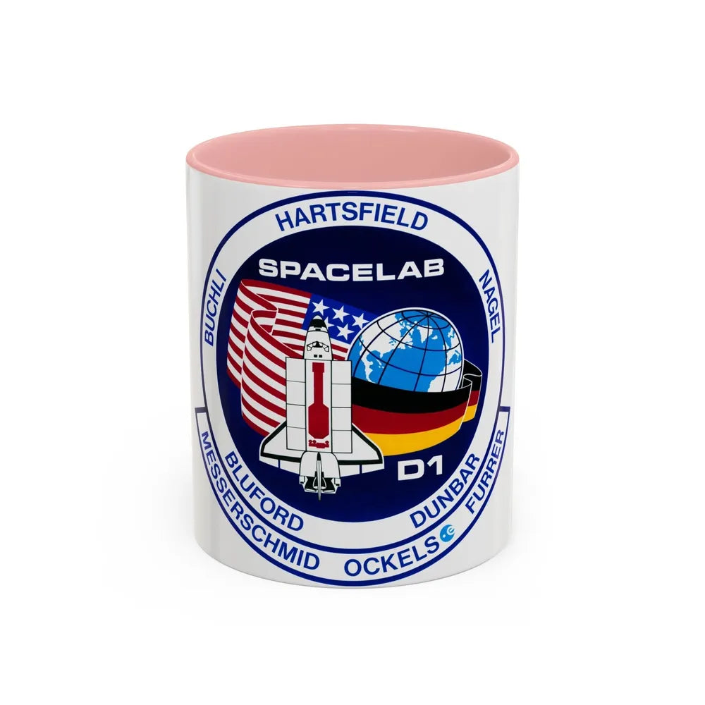 STS 61 a (NASA) Accent Coffee Mug-11oz-Pink-Go Mug Yourself