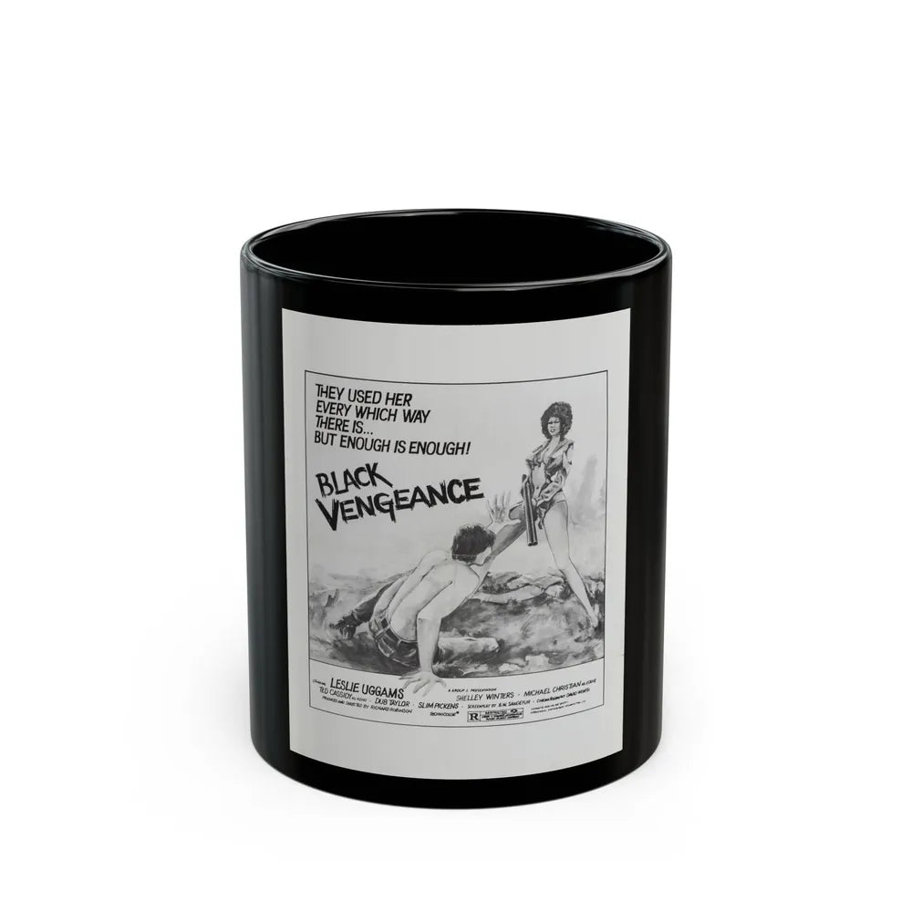 BLACK VENGEANCE (POOR PRETTY EDDIE) 1975 Movie Poster - Black Coffee Mug-11oz-Go Mug Yourself