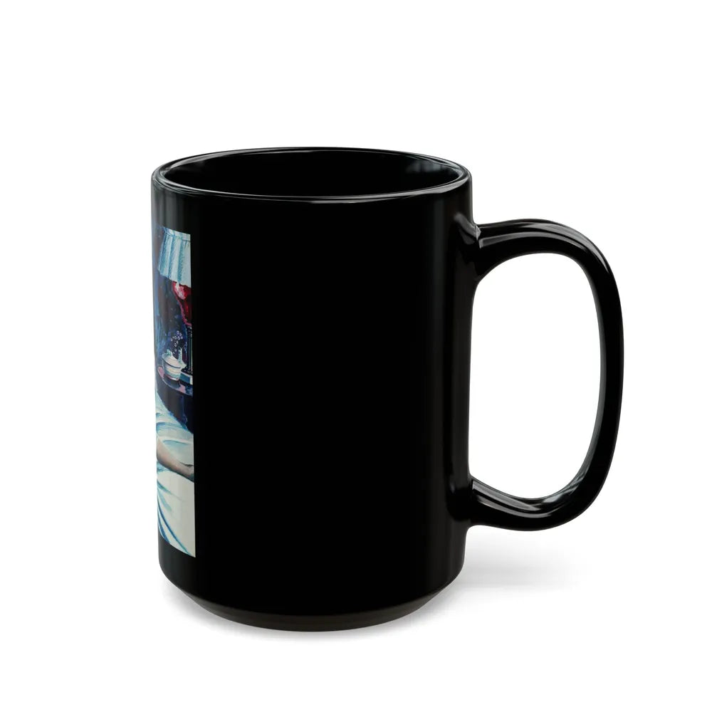 Georgetown Heights, story illustration - Black Coffee Mug-Go Mug Yourself