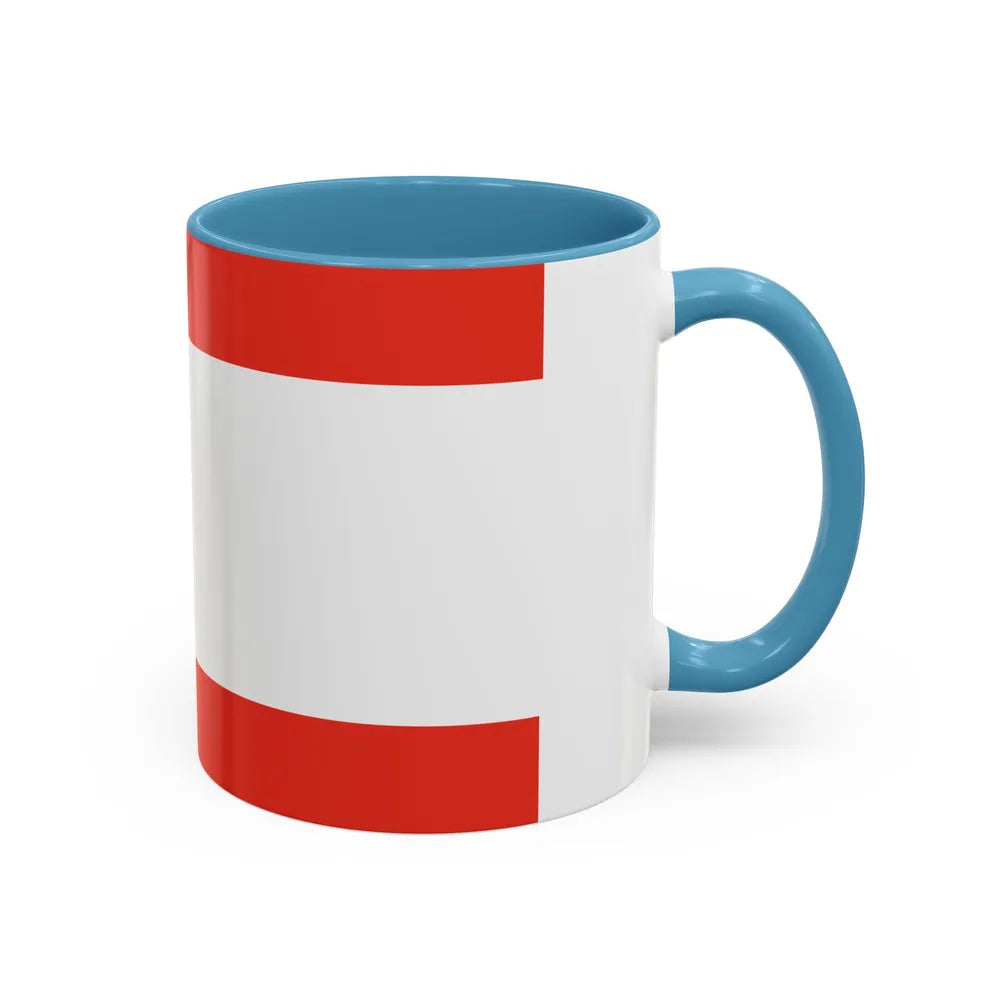 Flag of Berlin Germany - Accent Coffee Mug-Go Mug Yourself