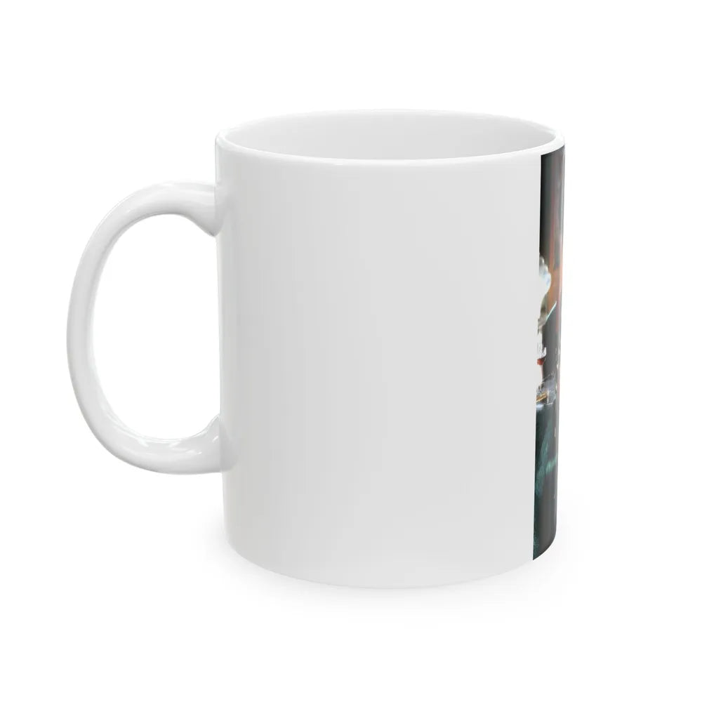 Ola Ray #03 (Vintage Female Icon) White Coffee Mug-Go Mug Yourself