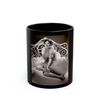 Carol Ohmart #51 (Vintage Female Icon) Black Coffee Mug-11oz-Go Mug Yourself