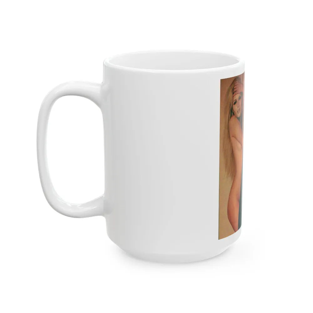 Pamela Tiffin #151 - 2 Playboy Pics (Vintage Female Icon) White Coffee Mug-Go Mug Yourself