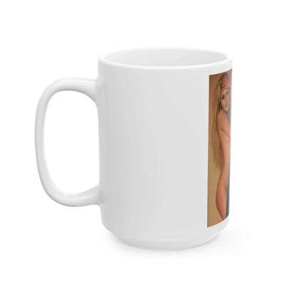 Pamela Tiffin #151 - 2 Playboy Pics (Vintage Female Icon) White Coffee Mug-Go Mug Yourself