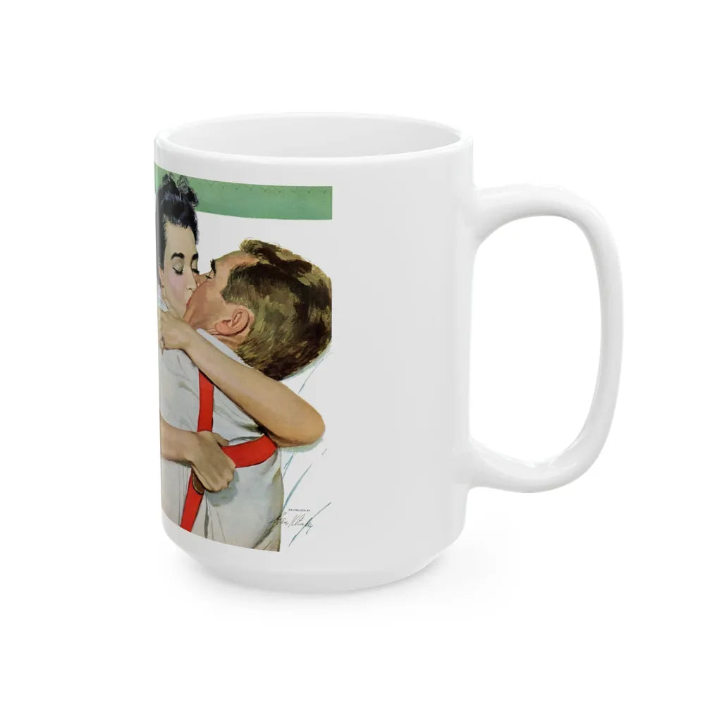 Forever Yours, McCall's, February 1953 - White Coffee Mug-Go Mug Yourself