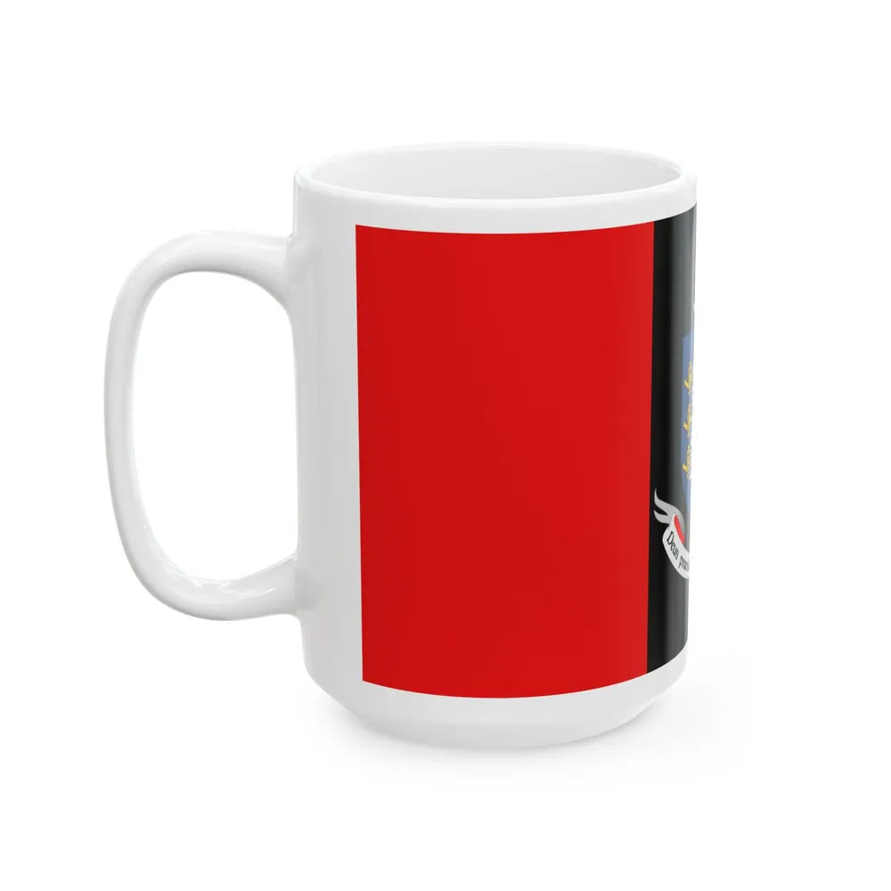 Flag of Drogheda Ireland - White Coffee Mug-Go Mug Yourself