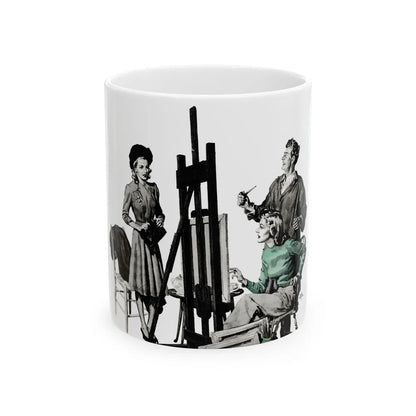 Dark Fortune, Liberty magazine, November 16, 1940 - White Coffee Mug-11oz-Go Mug Yourself