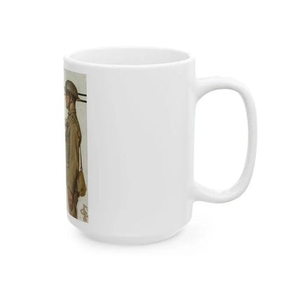 Croix de Guerre, The Saturday Evening Post, June 29, 1918 - White Coffee Mug-Go Mug Yourself