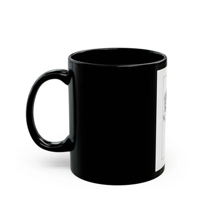 Connie Illustration (1933) - Black Coffee Mug-Go Mug Yourself