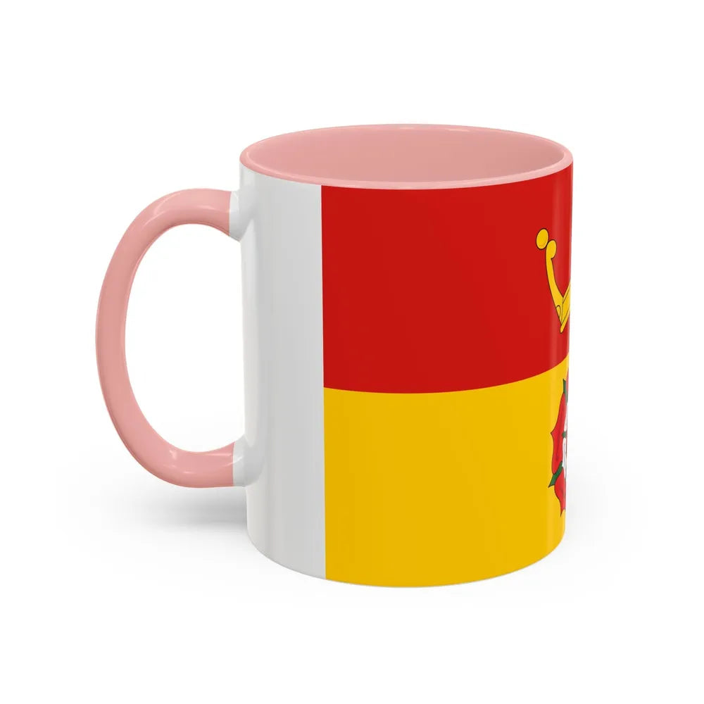 Flag of Hampshire UK - Accent Coffee Mug-Go Mug Yourself