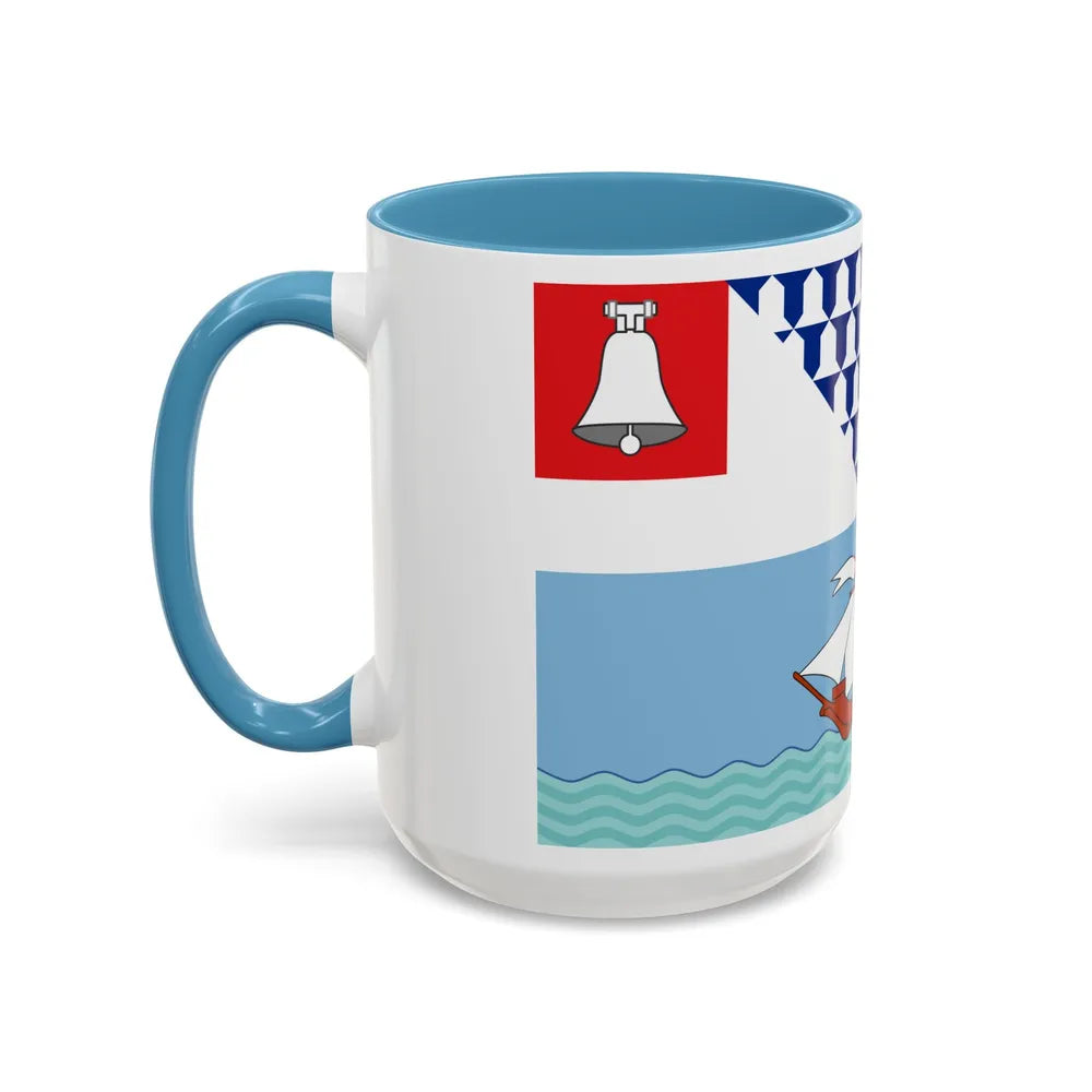 Flag of Belfast Ireland - Accent Coffee Mug-Go Mug Yourself