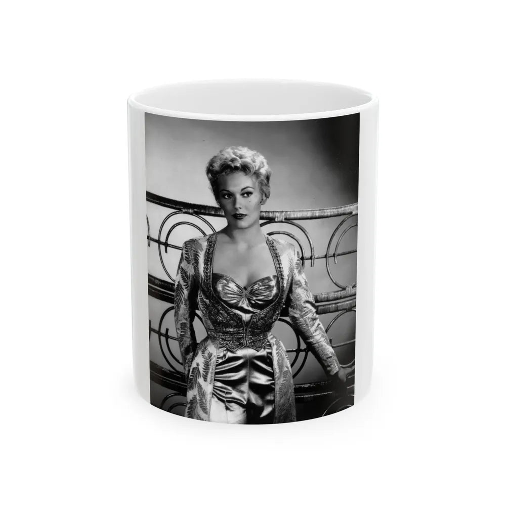 Kim Novak #274 (Vintage Female Icon) White Coffee Mug-11oz-Go Mug Yourself