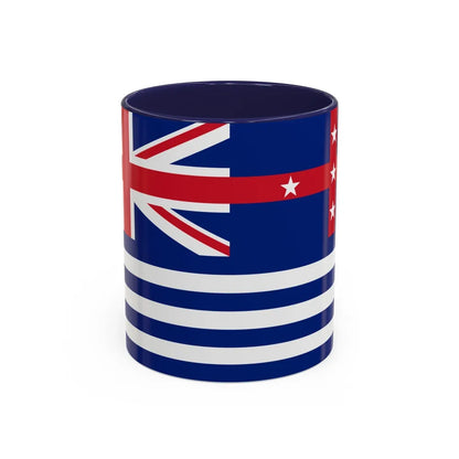 Upper Murray River Flag - Accent Coffee Mug-11oz-Navy-Go Mug Yourself