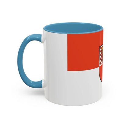 Flag of Barnim Germany - Accent Coffee Mug-Go Mug Yourself