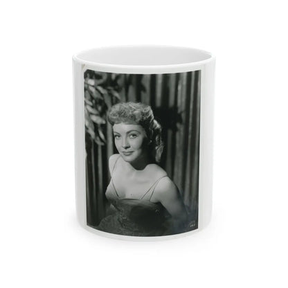 Lori Nelson #01 (Vintage Female Icon) White Coffee Mug-11oz-Go Mug Yourself