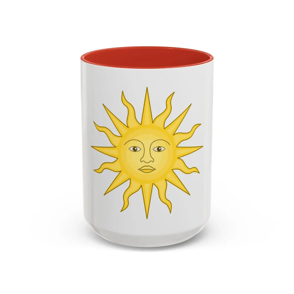 Sun of York - Accent Coffee Mug-15oz-Red-Go Mug Yourself