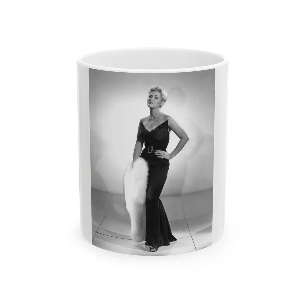 Kim Novak #269 (Vintage Female Icon) White Coffee Mug-11oz-Go Mug Yourself