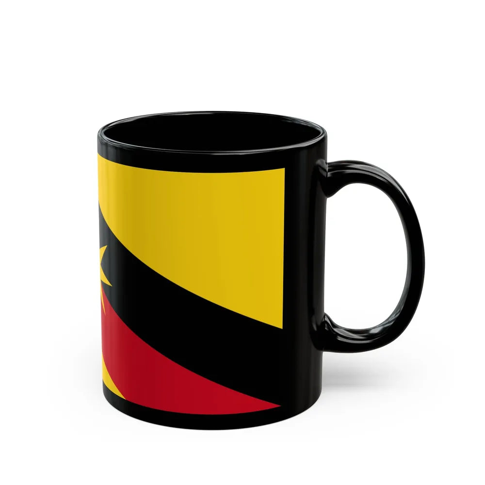 Flag of Sarawak Malaysia - Black Coffee Mug-Go Mug Yourself