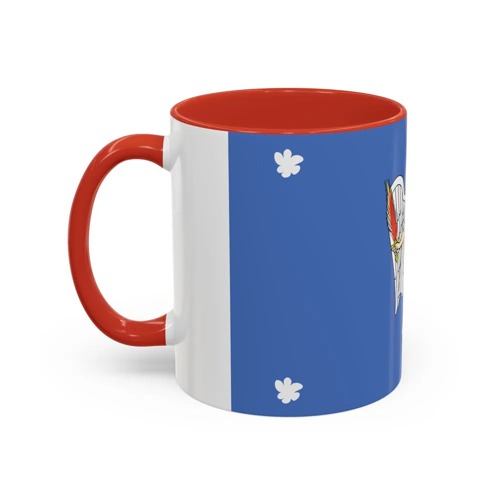 Flag of Iklin Malta - Accent Coffee Mug-Go Mug Yourself