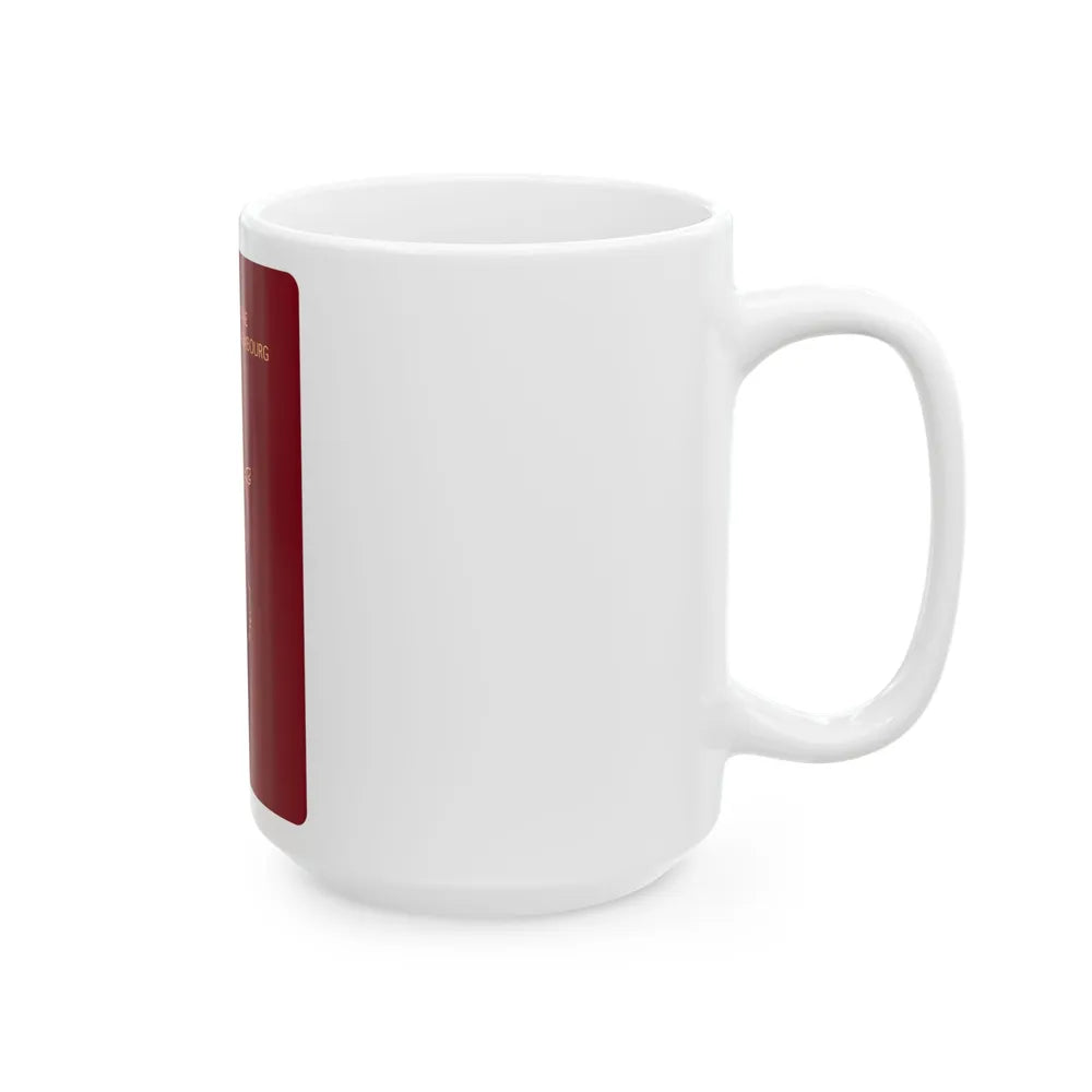 Luxembourg Passport - White Coffee Mug-Go Mug Yourself